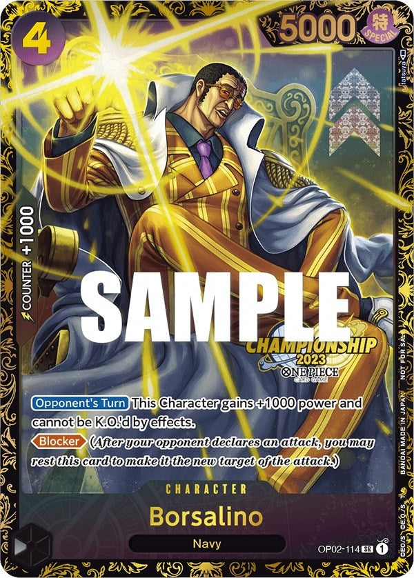 Image for Borsalino (Championship 2023) (OP02-114) (OP-PR) - One Piece Card Game