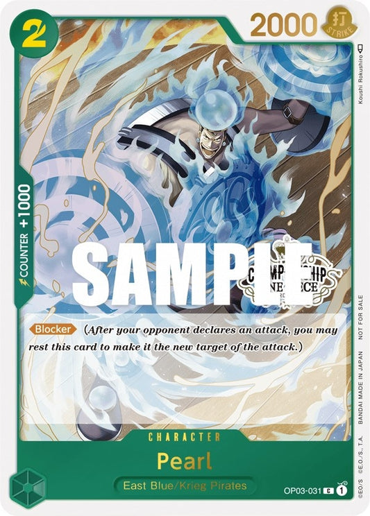 Image for Pearl (Store Championship Participation Pack Vol. 2) (OP03-031) (OP-PR) - One Piece Card Game