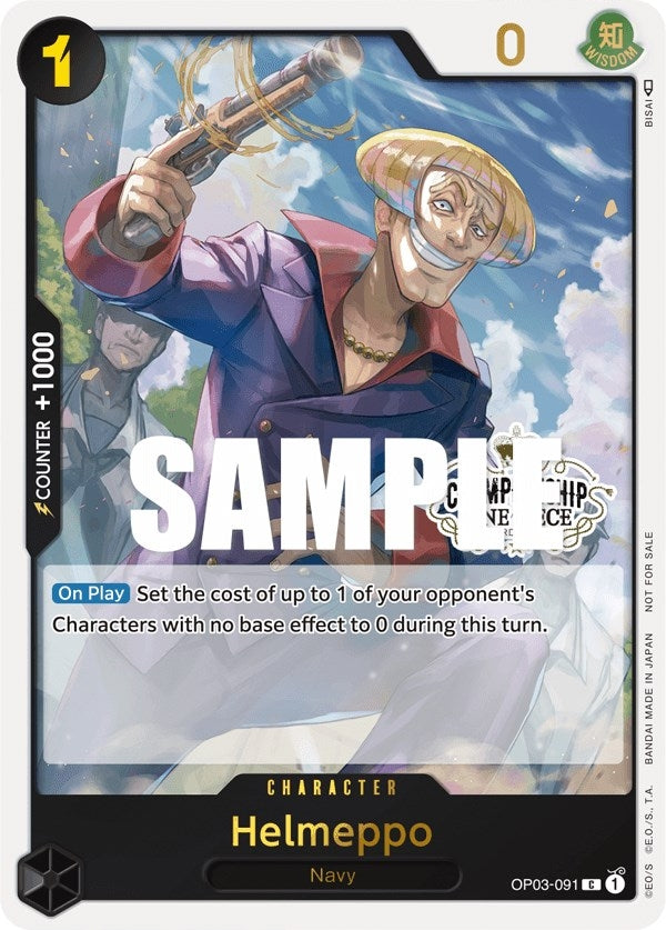 Image for Helmeppo (Store Championship Participation Pack Vol. 2) (OP03-091) (OP-PR) - One Piece Card Game
