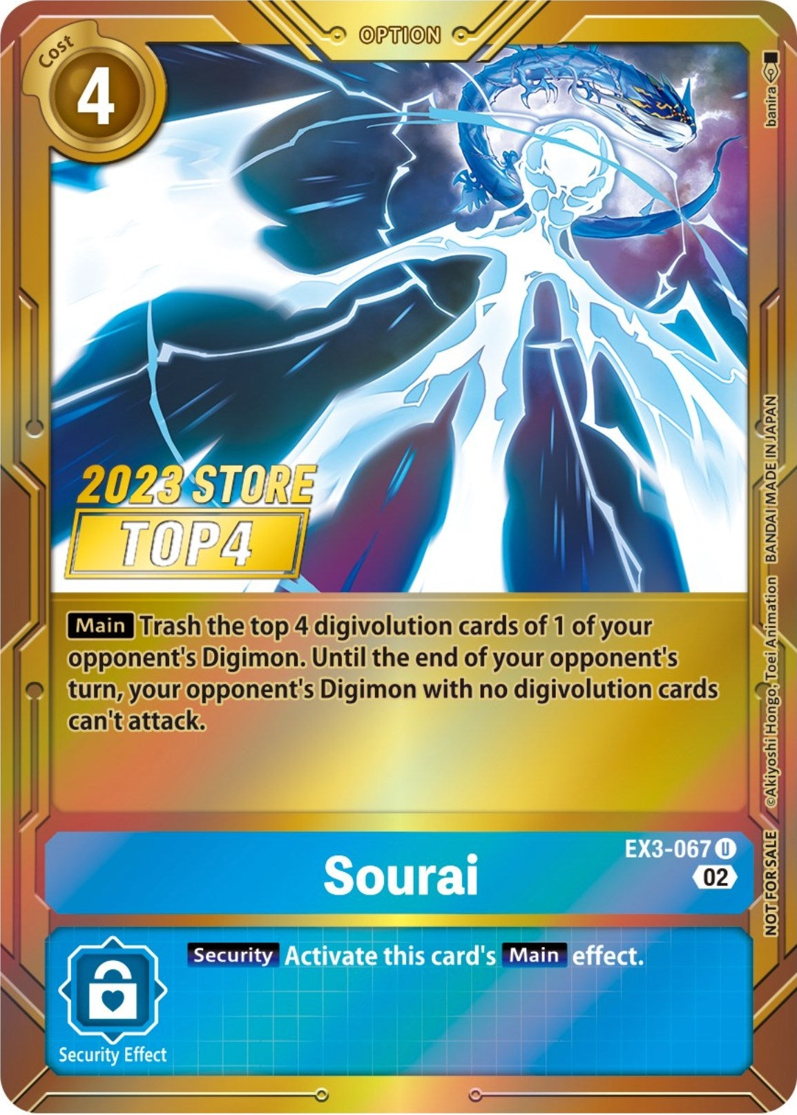 Image for Sourai (2023 Store Top 4) (EX3-067 U) (EX03) - Digimon Card Game