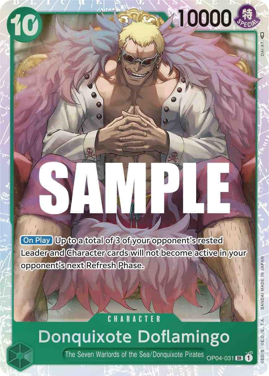 Image for Donquixote Doflamingo (031) (OP04-031) (OP04) - One Piece Card Game