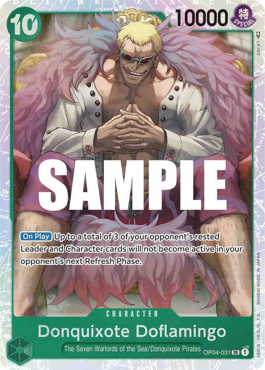 Image for Donquixote Doflamingo (031) (OP04-031) (OP04) - One Piece Card Game