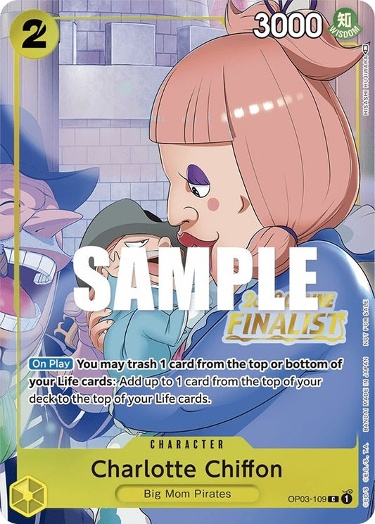 Image for Charlotte Chiffon (Online Regional 2023) [Finalist] (OP03-109) (OP-PR) - One Piece Card Game