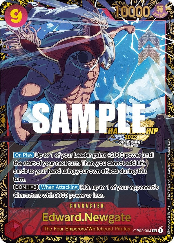 Image for Edward.Newgate (Championship 2023) (OP02-004) (OP-PR) - One Piece Card Game