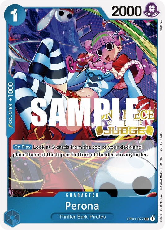 Image for Perona (Judge Pack Vol. 2) (OP01-077) (OP-PR) - One Piece Card Game