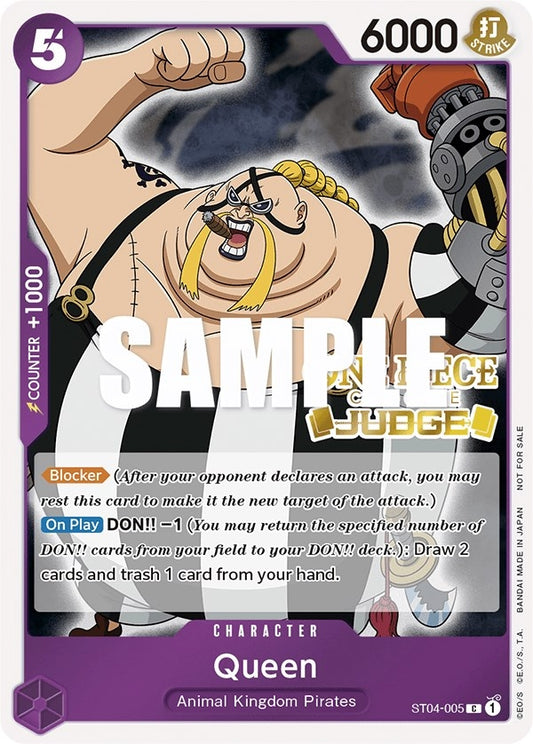 Image for Queen (Judge Pack Vol. 2) (ST04-005) (OP-PR) - One Piece Card Game