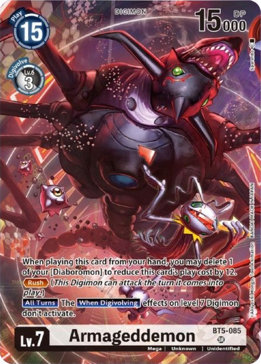 Image for Armageddemon (Tamer Goods Set Diaboromon) (BT5-085 SR) (BT05) - Digimon Card Game