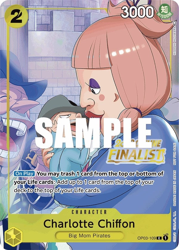 Image for Charlotte Chiffon (Offline Regional 2023) [Finalist] (OP03-109) (OP-PR) - One Piece Card Game