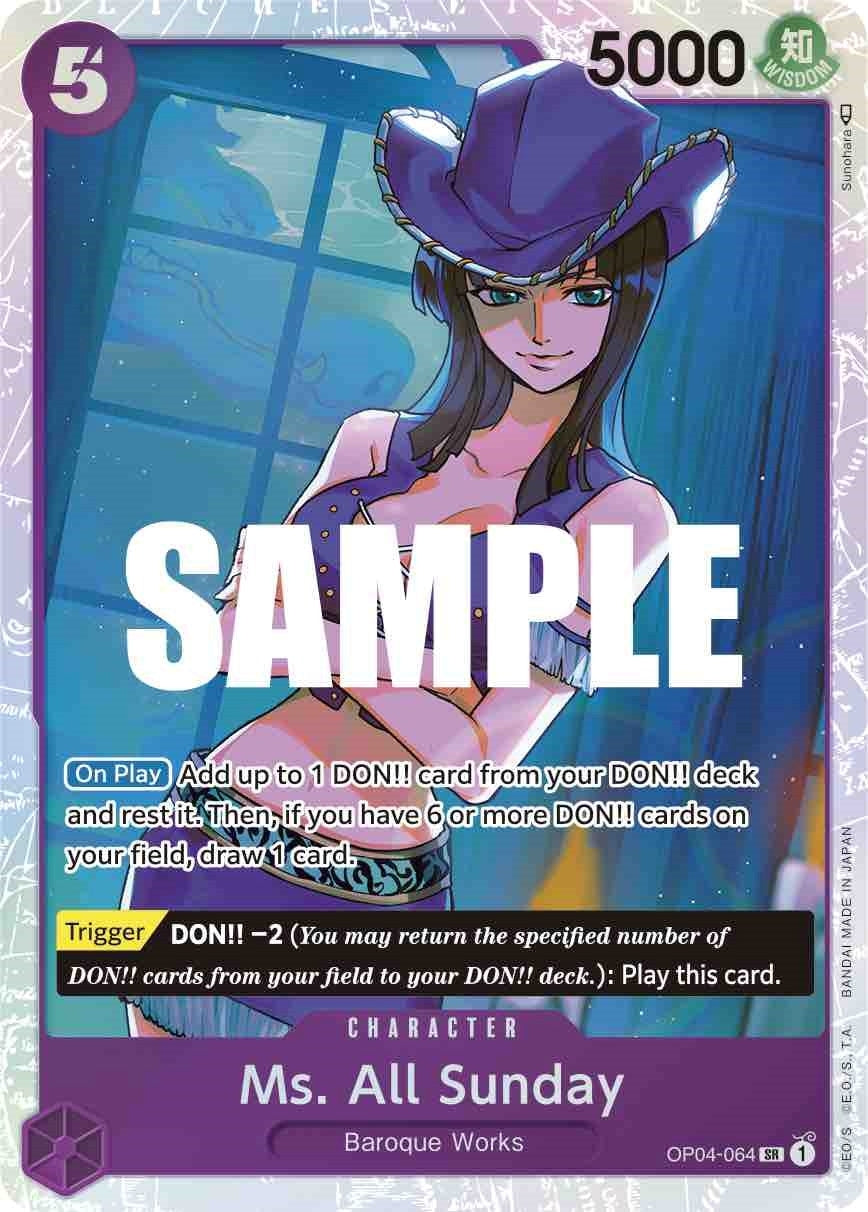 Image for Ms. All Sunday (OP04-064) (OP04) - One Piece Card Game
