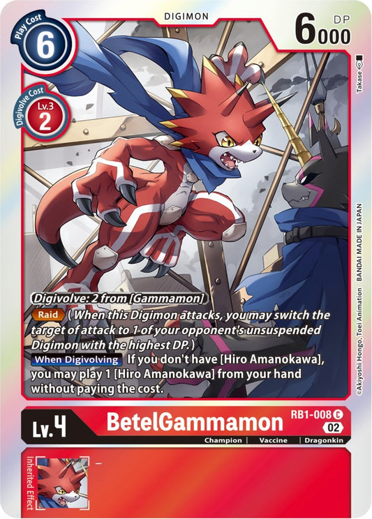 Image for BetelGammamon (RB1-008 C) (RB-01) - Digimon Card Game