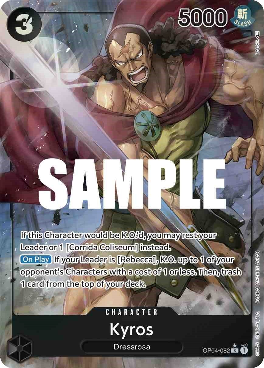 Image for Kyros (Alternate Art) (OP04-082) (OP04) - One Piece Card Game