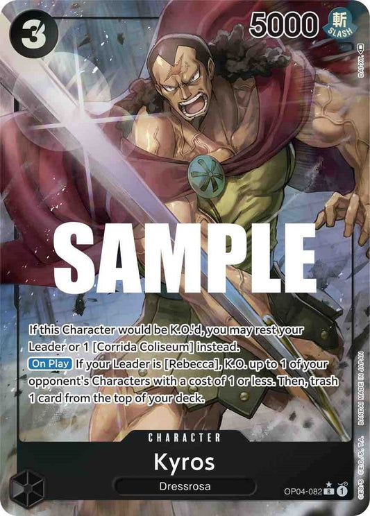 Image for Kyros (Alternate Art) (OP04-082) (OP04) - One Piece Card Game
