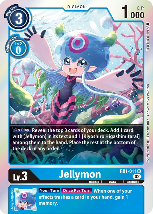 Image for Jellymon (RB1-011 U) (RB-01) - Digimon Card Game