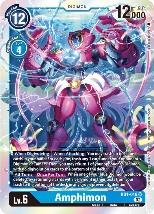Image for Amphimon (RB1-016 SR) (RB-01) - Digimon Card Game