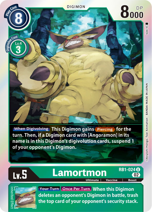 Image for Lamortmon (RB1-024 U) (RB-01) - Digimon Card Game