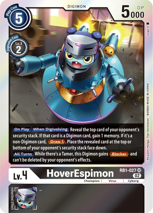 Image for HoverEspimon (RB1-027 SR) (RB-01) - Digimon Card Game