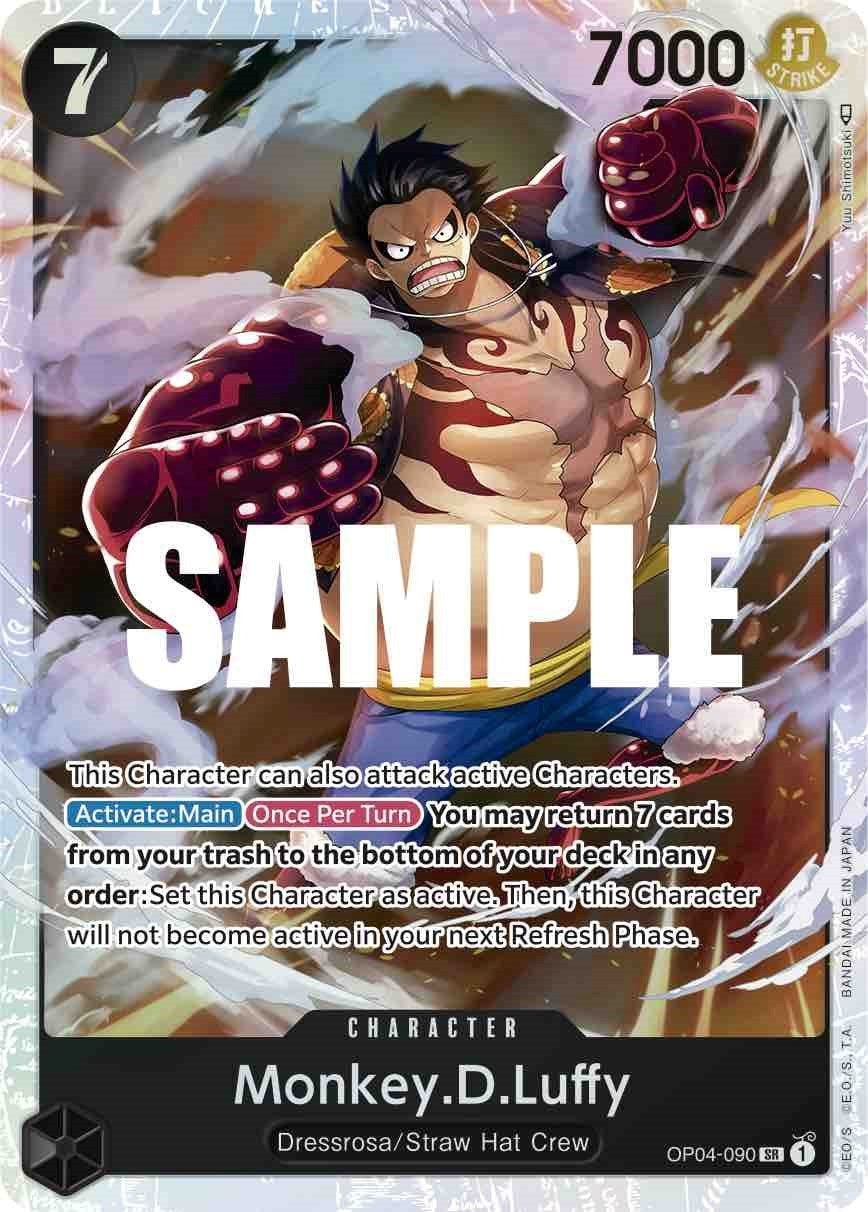 Image for Monkey.D.Luffy (090) (OP04-090) (OP04) - One Piece Card Game