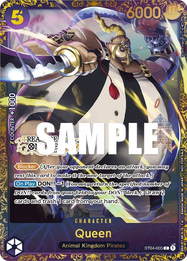 Image for Queen (Treasure Cup) (ST04-005) (OP-PR) - One Piece Card Game