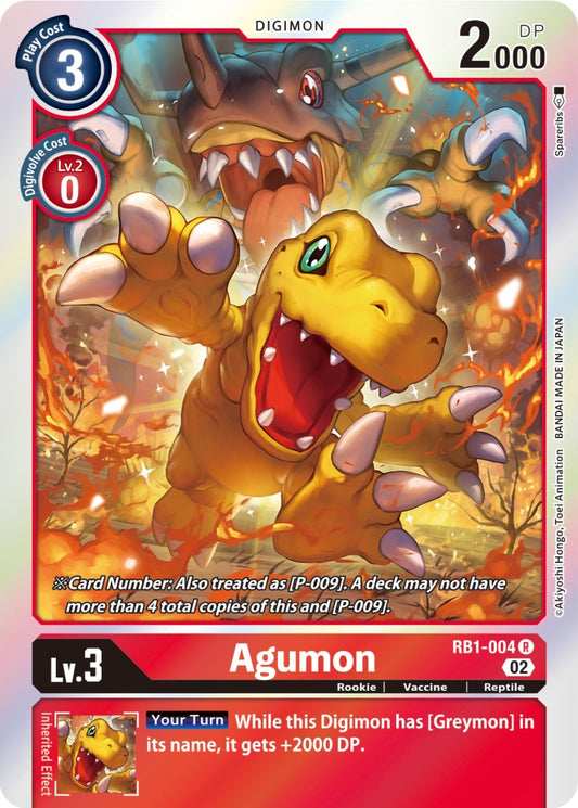 Image for Agumon (RB1-004 R) (RB-01) - Digimon Card Game
