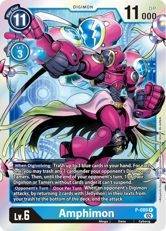 Image for Amphimon - P-089 (P-089 P) (D-PR) - Digimon Card Game
