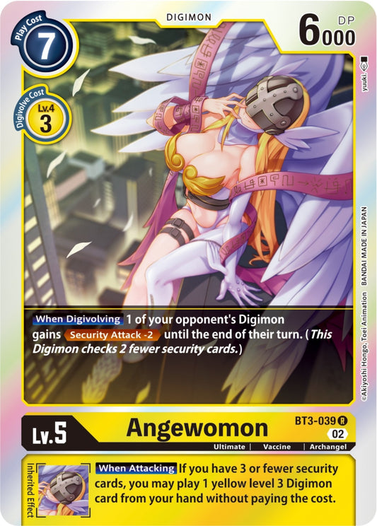 Image for Angewomon (Resurgence Booster Reprint) (BT3-039 R) (RB-01) - Digimon Card Game