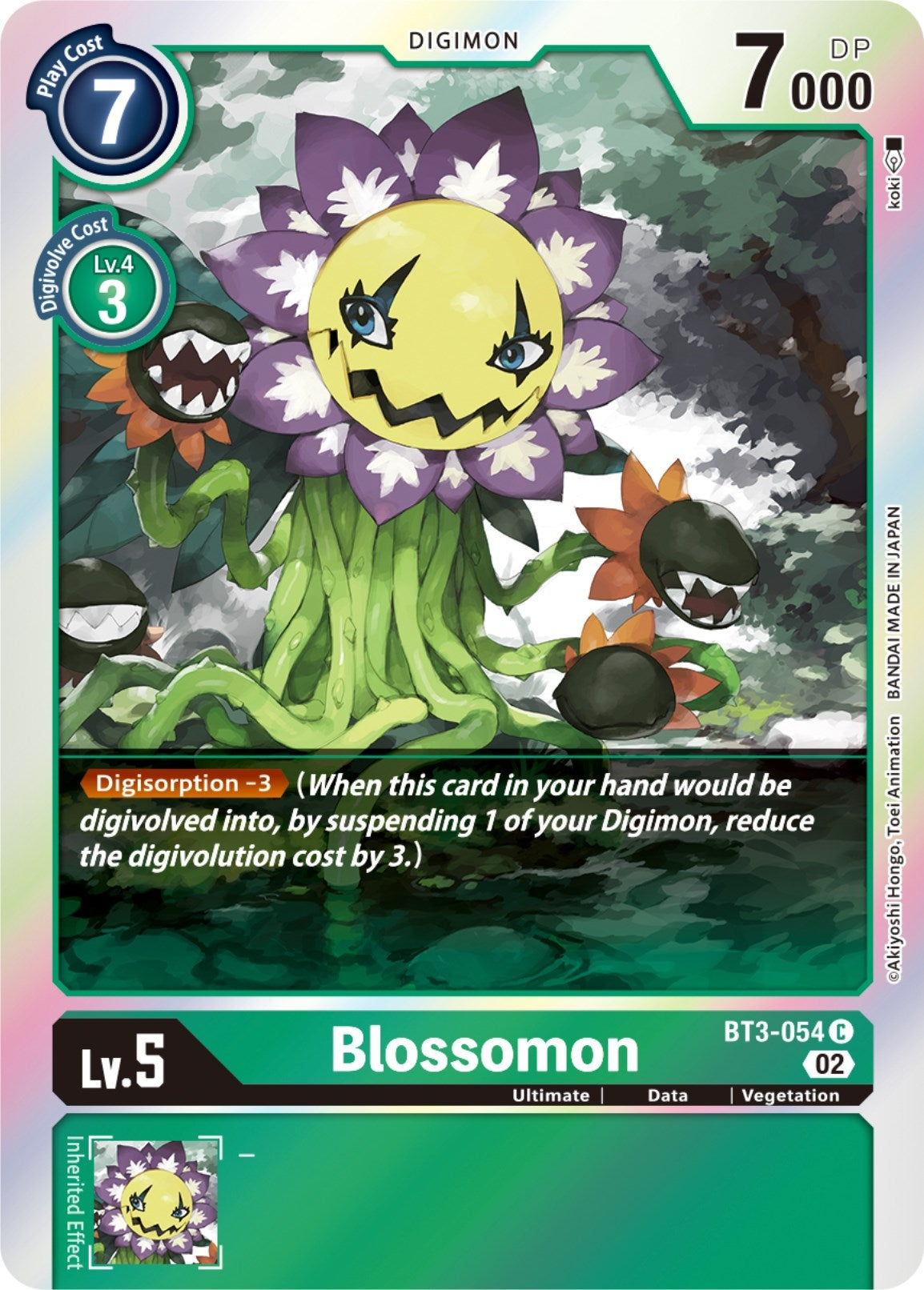 Image for Blossomon (Resurgence Booster Reprint) (BT3-054 C) (RB-01) - Digimon Card Game