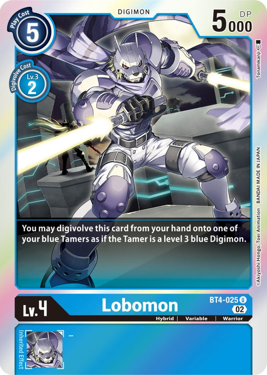 Image for Lobomon (Resurgence Booster Reprint) (BT4-025 U) (RB-01) - Digimon Card Game
