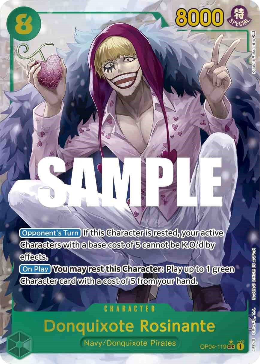 Image for Donquixote Rosinante (Alternate Art) (OP04-119) (OP04) - One Piece Card Game