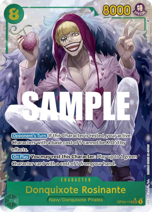 Image for Donquixote Rosinante (Alternate Art) (OP04-119) (OP04) - One Piece Card Game
