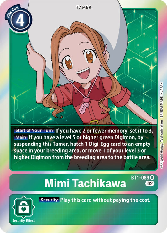 Image for Mimi Tachikawa - BT1-089 (Resurgence Booster Reprint) (BT1-089 R) (RB-01) - Digimon Card Game