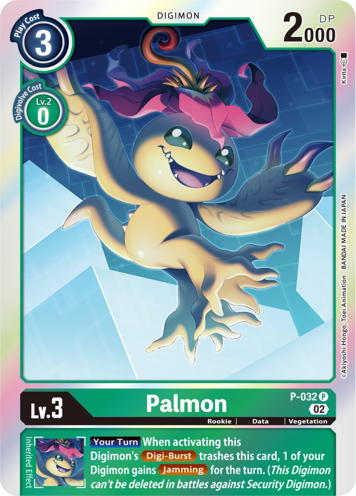 Image for Palmon - P-032 (Resurgence Booster Reprint) (P-032 P) (RB-01) - Digimon Card Game