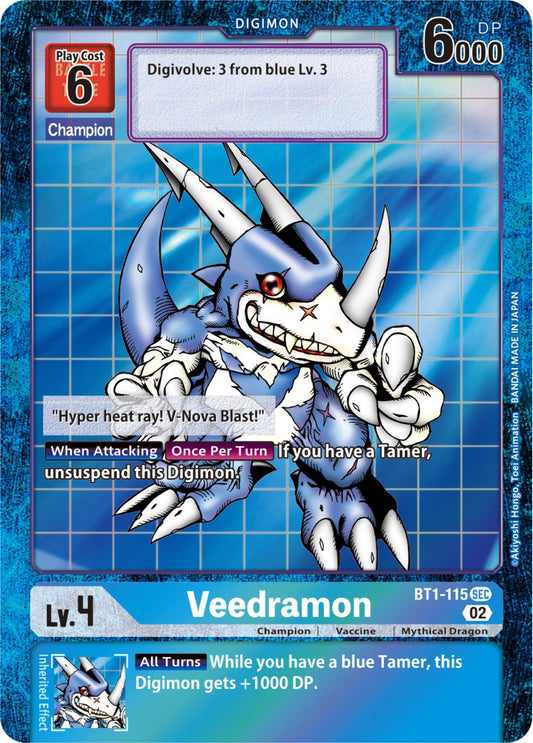 Image for Veedramon - BT1-115 (Resurgence Booster Reprint) (BT1-115 SEC) (RB-01) - Digimon Card Game