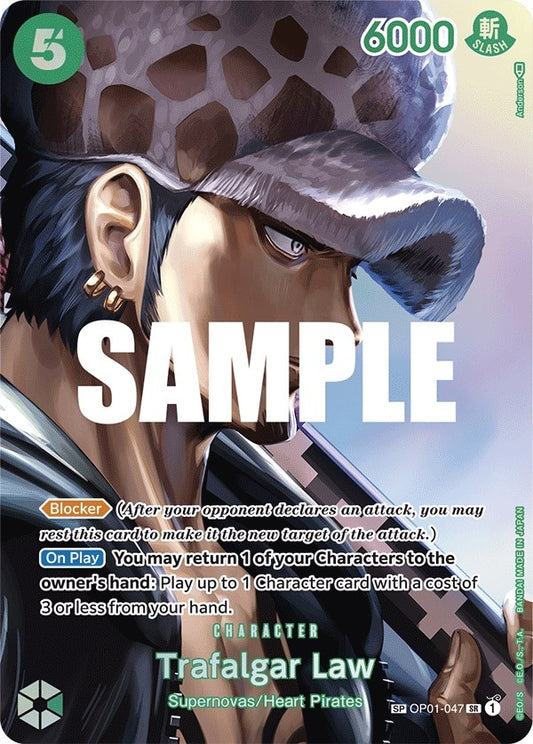 Image for Trafalgar Law (SP) (OP01-047) (OP04) - One Piece Card Game