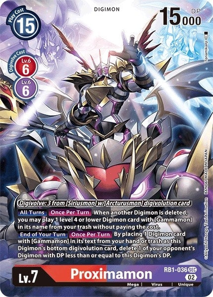 Image for Proximamon (Textured Alternate Art) (RB1-036 SEC) (RB-01) - Digimon Card Game
