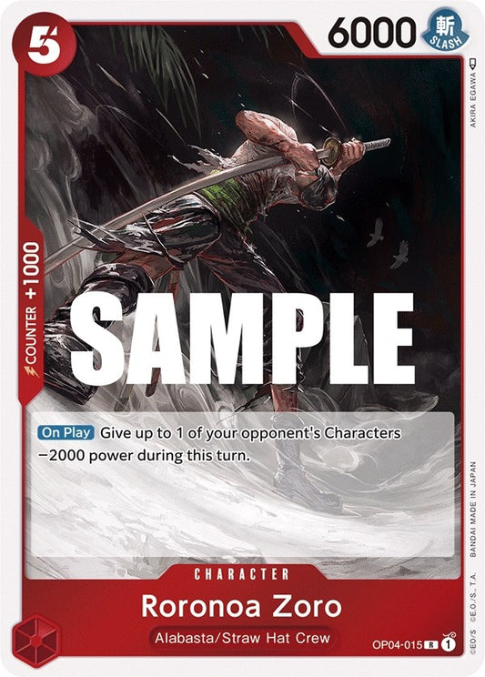 Image for Roronoa Zoro (OP04-015) (OP04) - One Piece Card Game