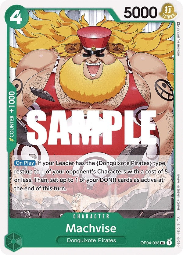 Image for Machvise (OP04-033) (OP04) - One Piece Card Game