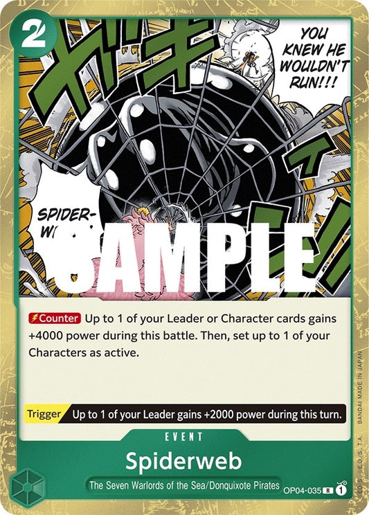 Image for Spiderweb (OP04-035) (OP04) - One Piece Card Game