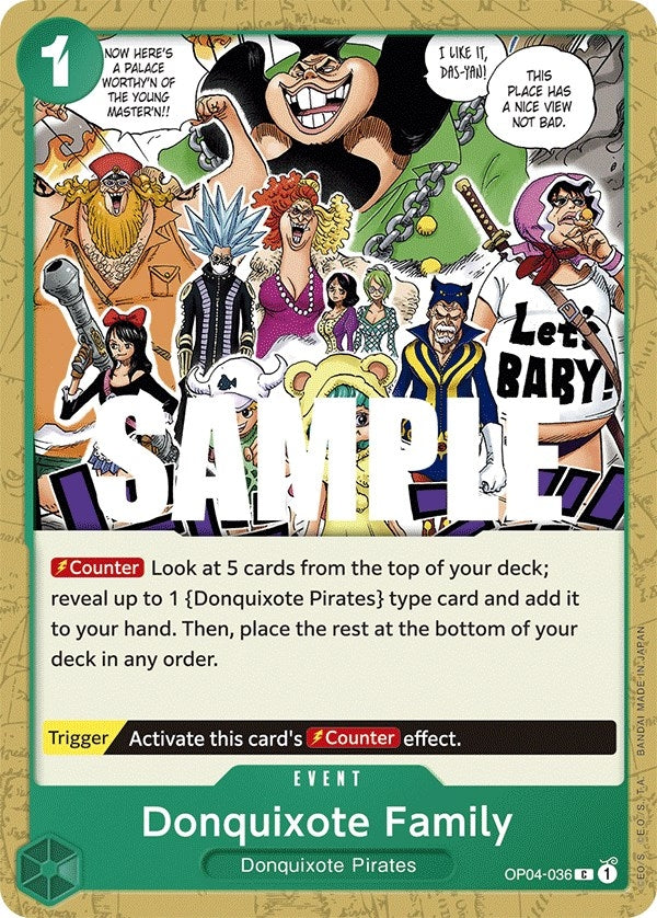 Image for Donquixote Family (OP04-036) (OP04) - One Piece Card Game