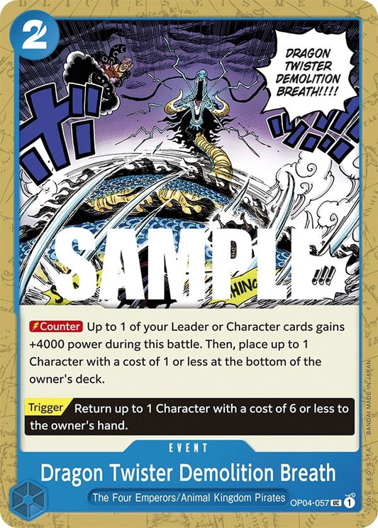 Image for Dragon Twister Demolition Breath (OP04-057) (OP04) - One Piece Card Game
