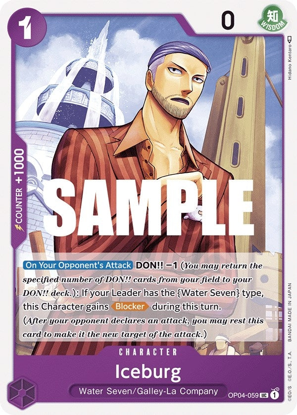 Image for Iceburg (OP04-059) (OP04) - One Piece Card Game