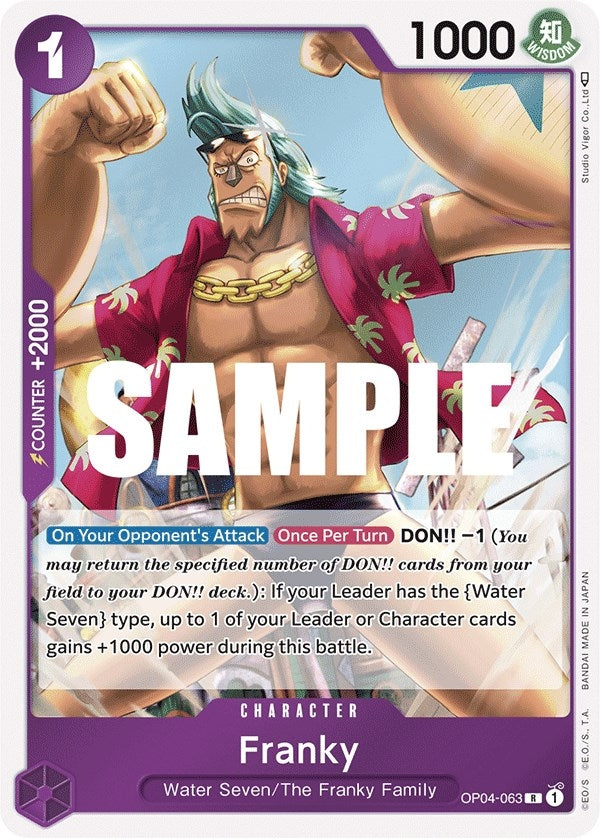 Image for Franky (OP04-063) (OP04) - One Piece Card Game