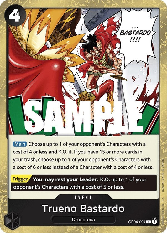 Image for Trueno Bastardo (OP04-094) (OP04) - One Piece Card Game