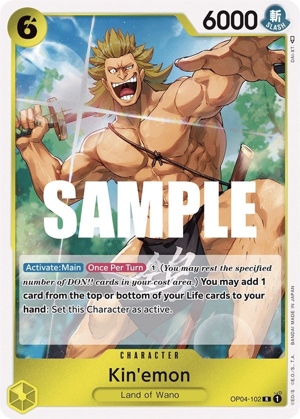 Image for Kin'emon (OP04-102) (OP04) - One Piece Card Game