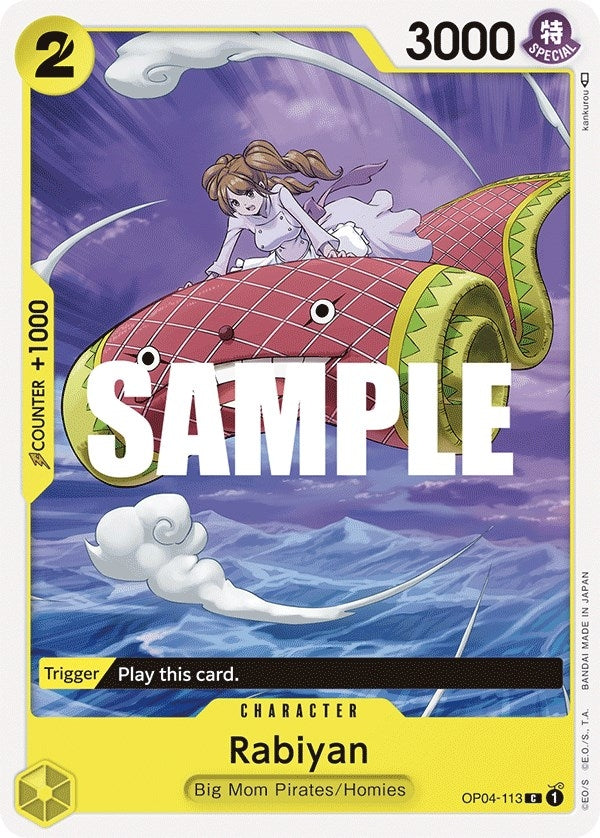 Image for Rabiyan (OP04-113) (OP04) - One Piece Card Game