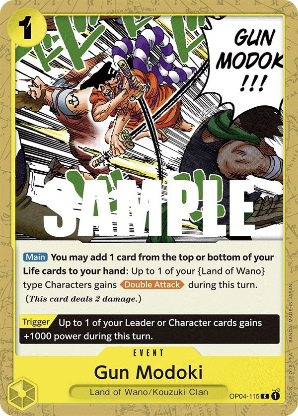Image for Gun Modoki (OP04-115) (OP04) - One Piece Card Game