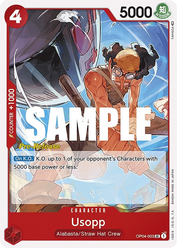 Image for Usopp (OP04-003) (OP04 PRE) - One Piece Card Game