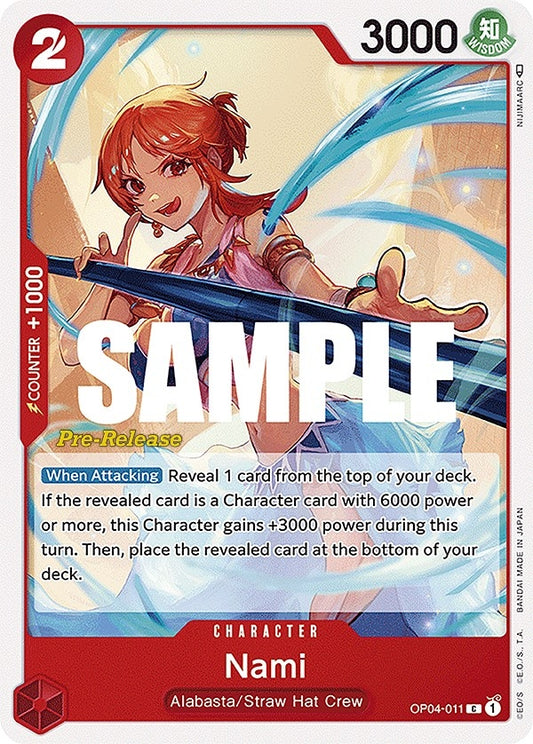 Image for Nami (OP04-011) (OP04 PRE) - One Piece Card Game