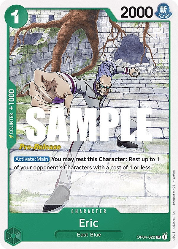 Image for Eric (OP04-022) (OP04 PRE) - One Piece Card Game