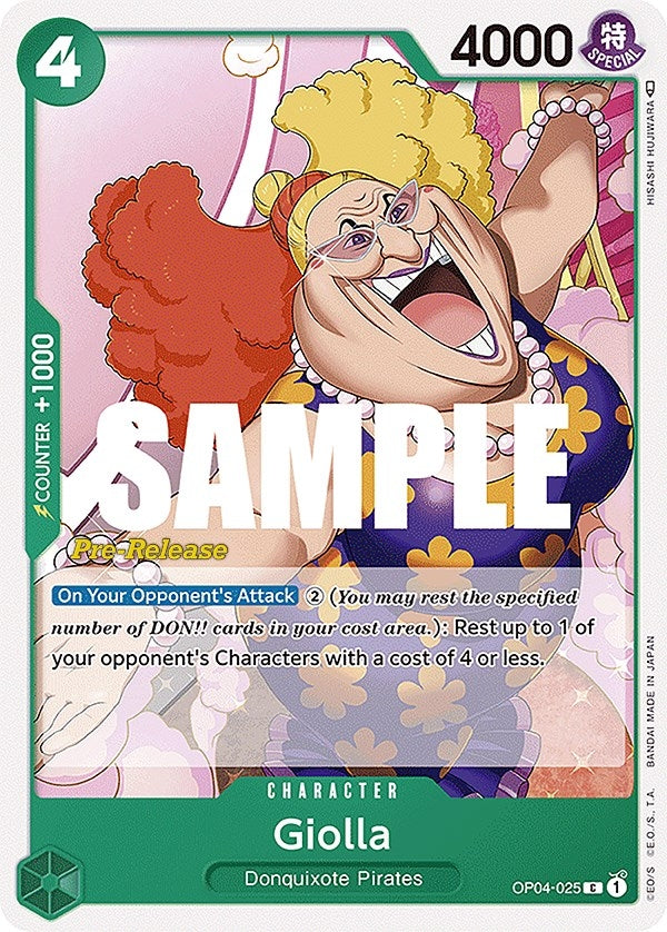 Image for Giolla (OP04-025) (OP04 PRE) - One Piece Card Game
