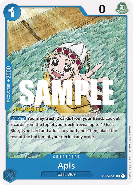 Image for Apis (OP04-041) (OP04 PRE) - One Piece Card Game